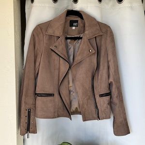 Suede Moto Jacket